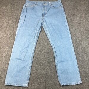 George Regular Fit Light Wash Denim Jeans Mens 36x30